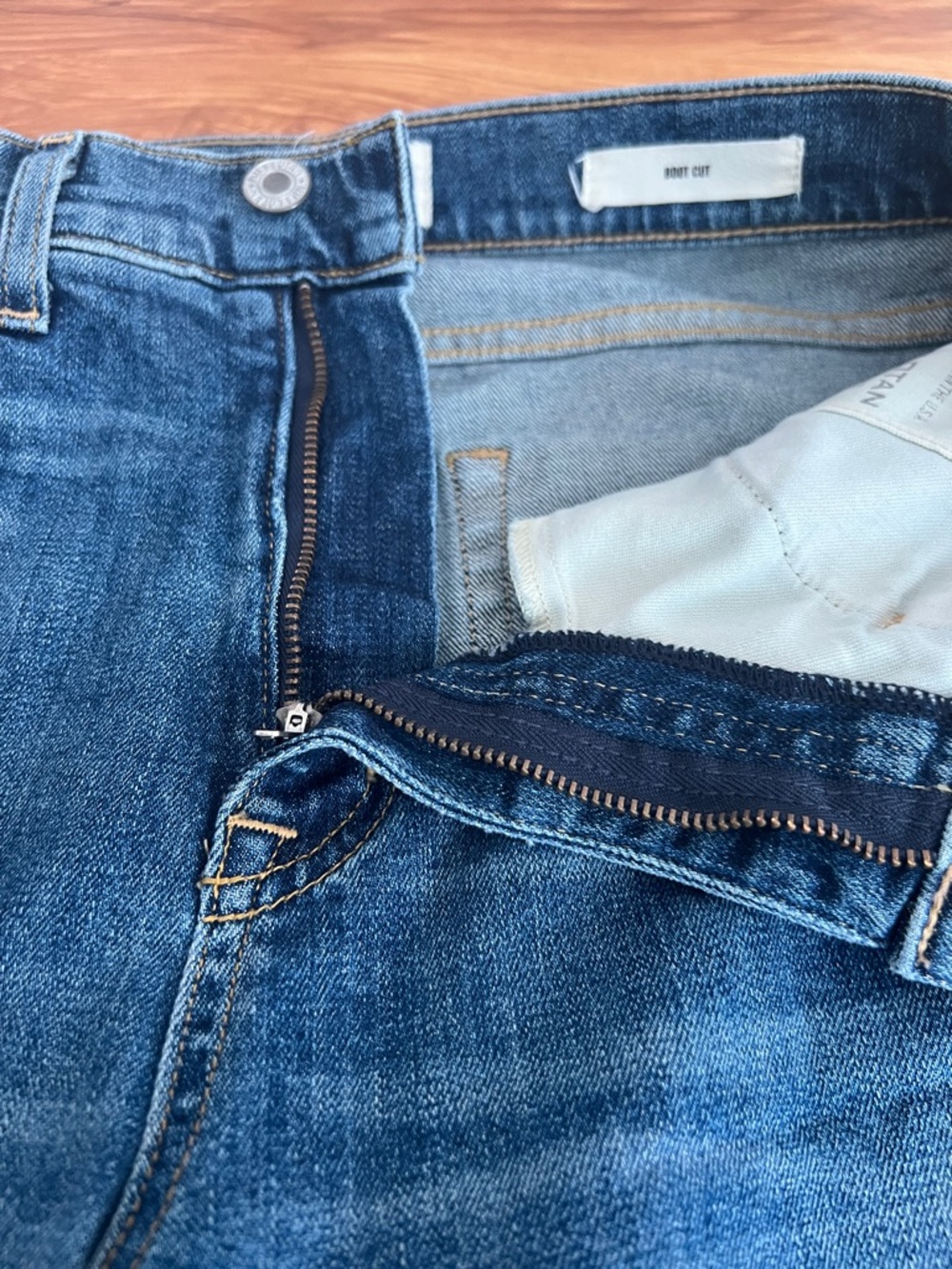 Nili Lotan Bootcut Jeans In Classic Wash Women Size 28 - Picture 5 of 13